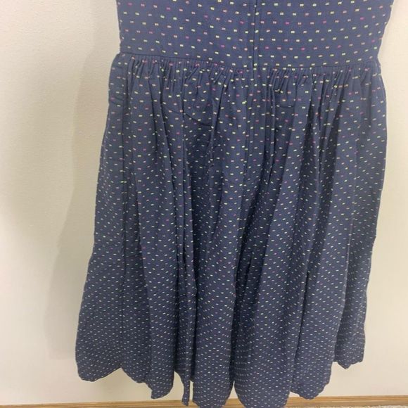 NEW ModCloth Size 6 Fit and Flare with Pockets Navy MIDI Dress. (1m1) - Picture 12 of 14